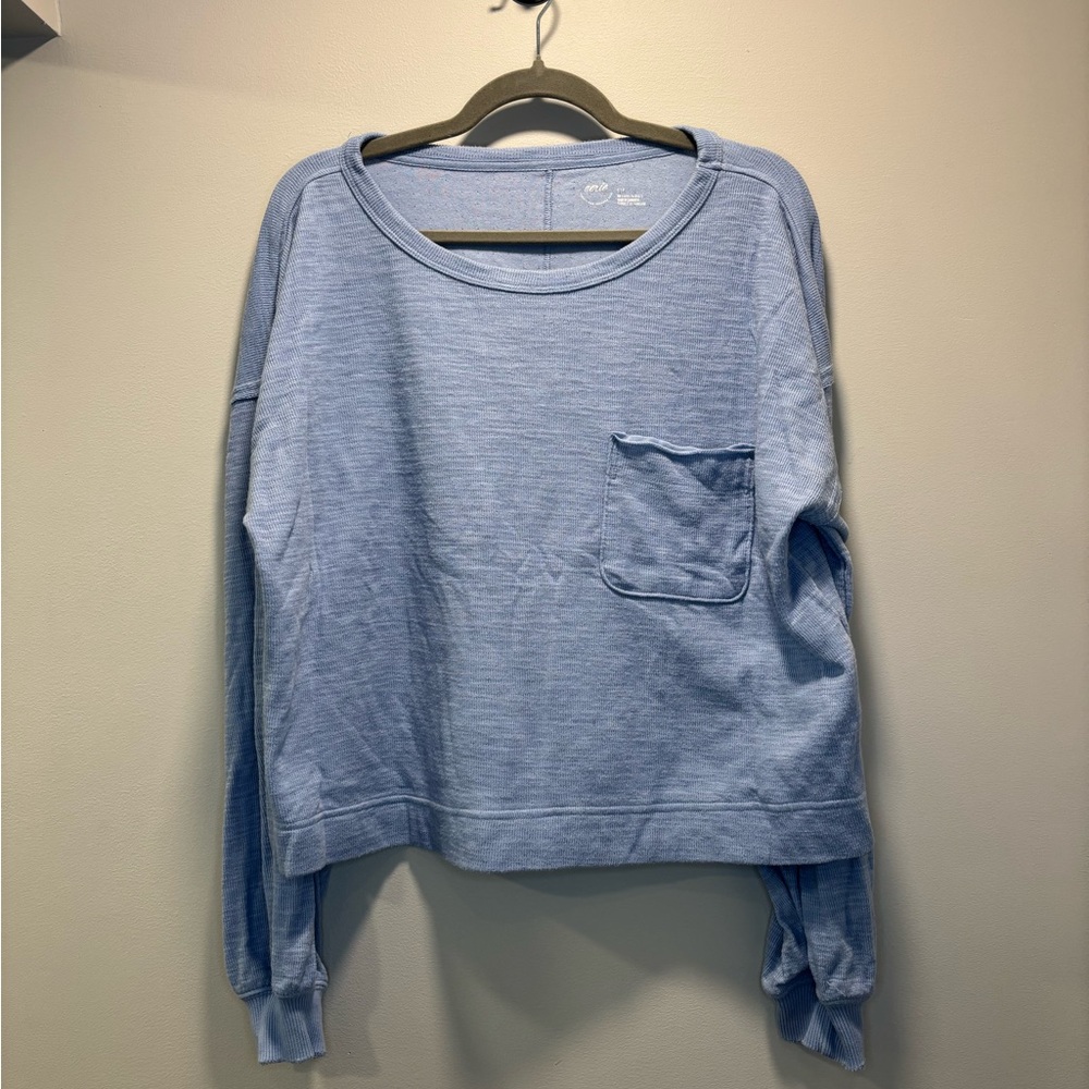 Aerie Soft Blue Long Sleeve